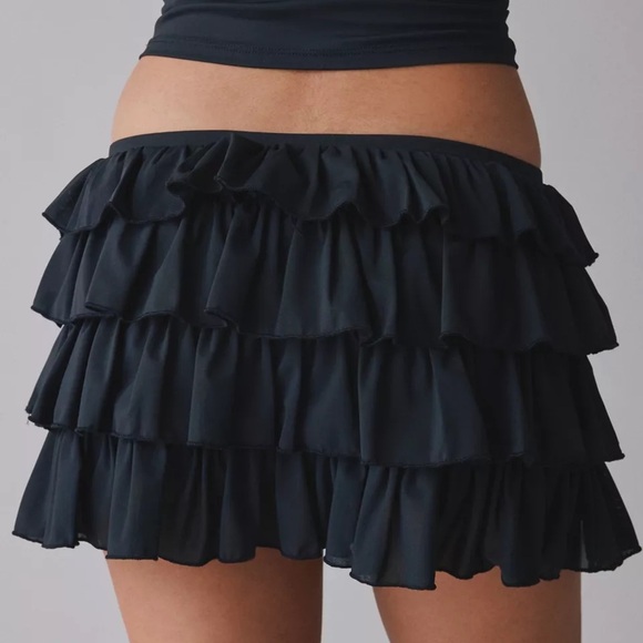 NWT Urban Outfitters Out From Under Cammy Ruffle Trim Micro Skort | Size Small - Picture 8 of 8